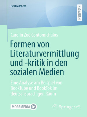cover image of Formen von Literaturvermittlung und -kritik in den sozialen Medien